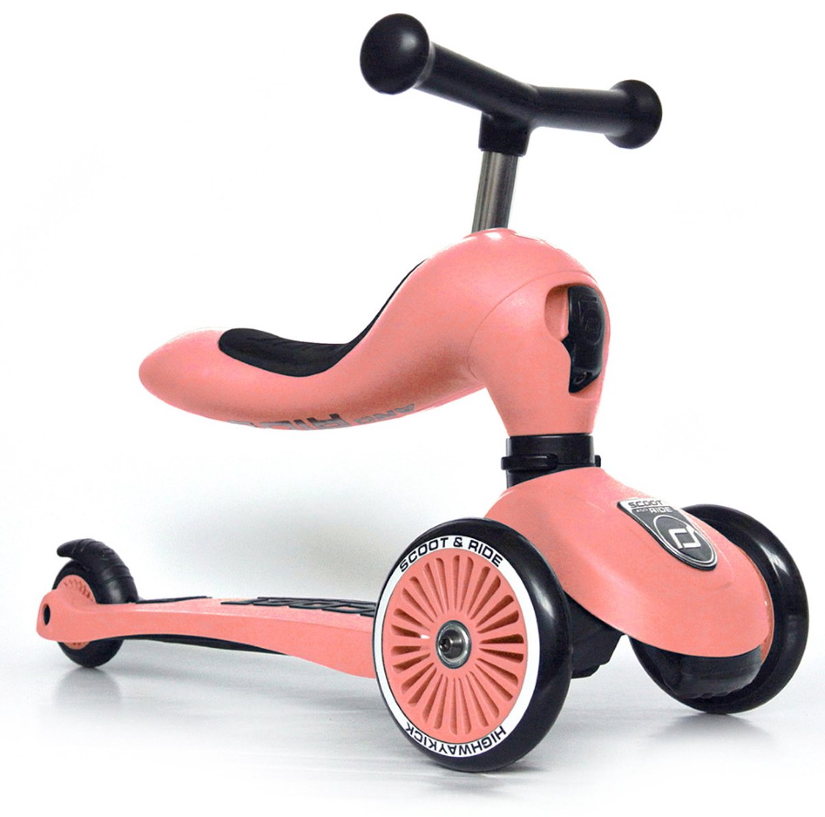Scoot and Ride Highwaykick 1 Peach - Step & Loopfiets - 1 tot 5 jaar — afbeelding 16