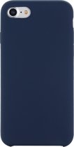 Apple iPhone SE (2022) Hoesje - Mobigear - Rubber Touch Serie - Hard Kunststof Backcover - Donkerblauw - Hoesje Geschikt Voor Apple iPhone SE (2022)