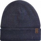 gevoerde muts gebreid unisex marine one size