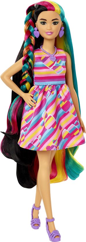 Barbie Totally Hair Regenboog - Pop