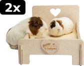 2x BUNNY NAP TIME BED 51,8CM
