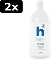 2x # H BY HERY SHAMPOO WIT HAAR 1LTR