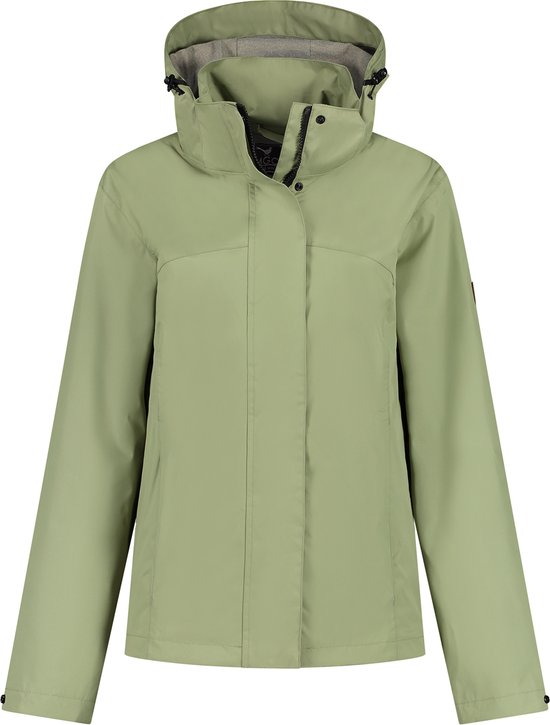 MGO Jane Jacket - Imperméable dames - veste courte coupe-vent et imperméable - Vert - Taille L