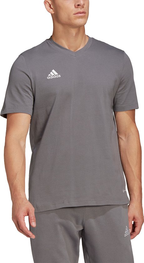 adidas - Entrada 22 T-Shirt - Heren Grijze Sportshirt -XL