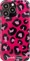 Candy Leopard Pink iPhone hoesje - iPhone 12 pro max