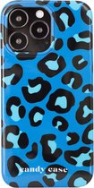 Candy Leopard Blue iPhone hoesje - iPhone 12 / iPhone 12 pro