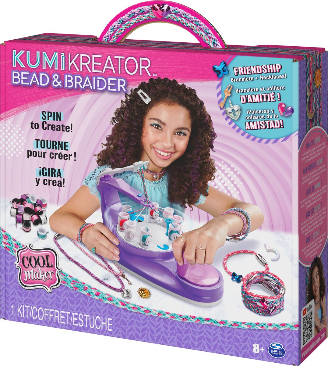 Cool Maker - 3 in 1 KumiKreator - Hobbypakket - Voor Armbanden en Kettingen - knutselen — cadeau in Spellen & Speelgoed - foto 8