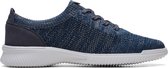 Clarks - Heren schoenen - Donaway Knit - G - Blauw - maat 8
