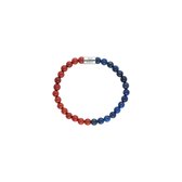 Engelsrufer Damen-Armband 925er Silber, Stein Farbstein M Rood Blauw 32020105