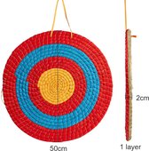 FLY-Schietschijf voor Boogschieten-50Cm 1 Laag-Pijl en Boogschieten doel-Stro