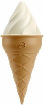 strandasbak IJsje 15,8 x 6,5 cm ABS bruin/wit