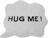 wolkenkussen Hug Me! 35 x 30 x 10 cm pluche wit