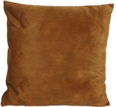 sierkussen Palladium 60 x 60 x 10 cm textiel matbruin