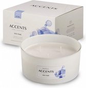 geurkaars Accents Spa Time 13,7 cm wax wit