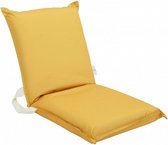 zitkussen 110 x 70 cm polyester geel
