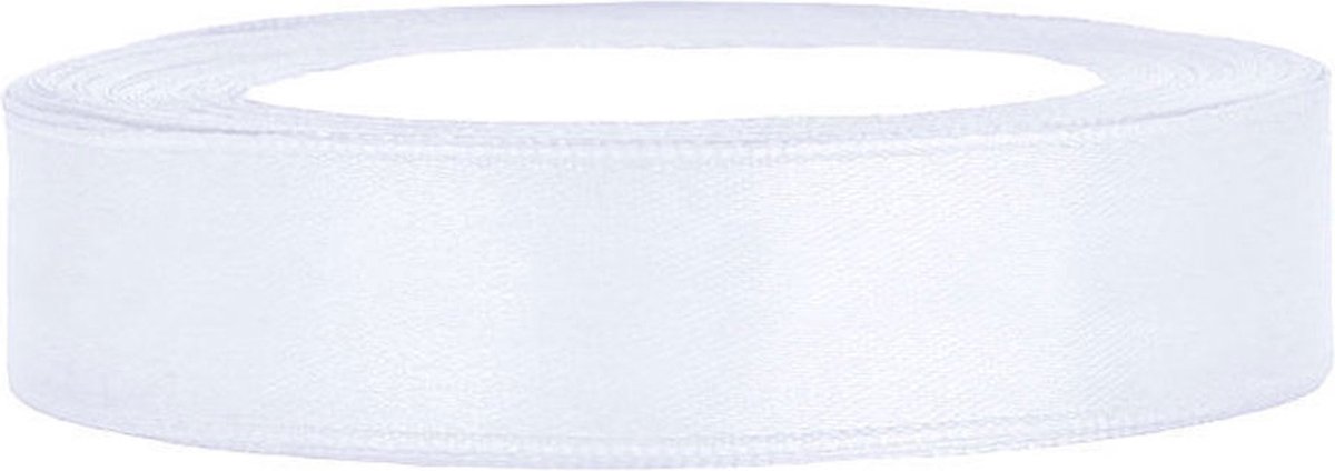 Satijn Lint Wit - 25 Meter