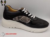 Helioform dames sneaker K-breedte, H330 zwart/combi, Maat 42