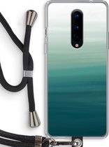 Case Company® - OnePlus 8 hoesje met Koord - Ocean - Telefoonhoesje met Zwart Koord - Bescherming aan alle Kanten en Over de Schermrand