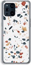 Case Company® - OPPO Find X3 Pro hoesje - Terrazzo N°4 - Soft Cover Telefoonhoesje - Bescherming aan alle Kanten en Schermrand