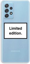 Case Company® - Samsung Galaxy A73 hoesje - Limited edition - Soft Cover Telefoonhoesje - Bescherming aan alle Kanten en Schermrand