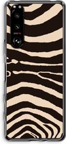 Case Company® - Sony Xperia 5 III hoesje - Arizona Zebra - Soft Cover Telefoonhoesje - Bescherming aan alle Kanten en Schermrand