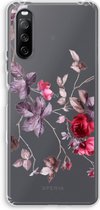 Case Company® - Sony Xperia 10 III hoesje - Mooie bloemen - Soft Cover Telefoonhoesje - Bescherming aan alle Kanten en Schermrand
