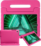 Kinderhoes Geschikt voor Lenovo Tab M10 FHD Plus 2nd Gen Hoes Kinder Hoesje Kids Case Cover Kidsproof - Hoesje Geschikt voor Lenovo Tab M10 FHD Plus (2e Gen) Hoesje Kinder Hoes - Roze