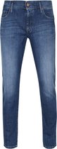 Alberto - Slim Organic Denim Dark Blue - W 35 - L 30 - Slim-fit