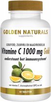 Golden Naturals Vitamine C 1000mg Gold (60 veganistische tabletten)