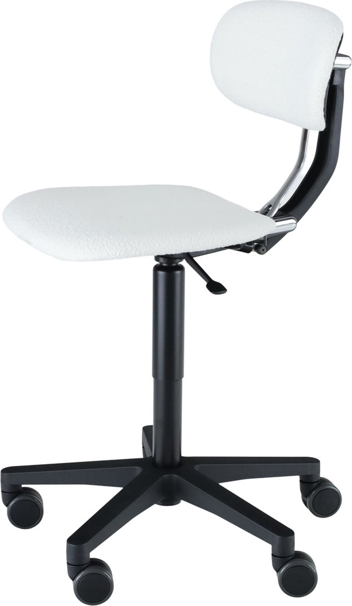 Wesjon Cassia chair werk/zadel stoel - gestofferd wit - flexibele zit