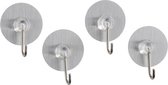 handdoekhaak Osimo Static-Loc 3,8 x 2,1 cm chroom 4 stuks