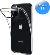 iPhone 11 Hoesje Transparant Siliconen (6.1) - iPhone 11 Case - iPhone 11 - Transparant