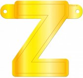 slingerletter Z karton 12,5 x 11 cm geel