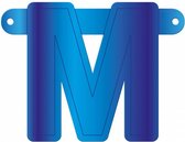 slingerletter M junior 12,5 x 11 cm karton blauw