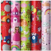 cadeaupapier Bambini junior 200 x 70 cm papier 5 stuks