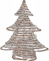 kerstboom Valera led 40,5 cm staal/nikkel wit/goud