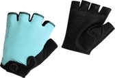 Rogelli Core Fietshandschoenen Dames - Zomer Wielrenhandschoenen - Korte Vinger - Lichtblauw - Maat XS