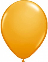 ballonnen 30 cm latex metallic oranje 50 stuks