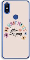 Case Company® - Xiaomi Mi Mix 3 hoesje - Happy days - Soft Cover Telefoonhoesje - Bescherming aan alle Kanten en Schermrand