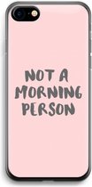 Case Company® - iPhone SE 2020 hoesje - Morning person - Soft Cover Telefoonhoesje - Bescherming aan alle Kanten en Schermrand