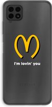 Case Company® - Samsung Galaxy A22 4G hoesje - I'm lovin' you - Soft Cover Telefoonhoesje - Bescherming aan alle Kanten en Schermrand