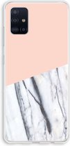 Case Company® - Samsung Galaxy A51 4G hoesje - A touch of peach - Soft Cover Telefoonhoesje - Bescherming aan alle Kanten en Schermrand