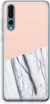 Case Company® - Huawei P20 Pro hoesje - A touch of peach - Soft Cover Telefoonhoesje - Bescherming aan alle Kanten en Schermrand