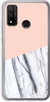 Case Company® - Huawei P Smart (2020) hoesje - A touch of peach - Soft Cover Telefoonhoesje - Bescherming aan alle Kanten en Schermrand