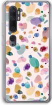 Case Company® - Xiaomi Mi Note 10 Pro hoesje - Terrazzo Memphis - Soft Cover Telefoonhoesje - Bescherming aan alle Kanten en Schermrand