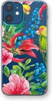 Case Company® - iPhone 12 hoesje - Papegaaien - Soft Cover Telefoonhoesje - Bescherming aan alle Kanten en Schermrand