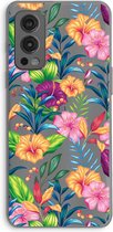 Case Company® - OnePlus Nord 2 5G hoesje - Tropisch 2 - Soft Cover Telefoonhoesje - Bescherming aan alle Kanten en Schermrand