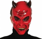 masker duivel PVC rood one-size