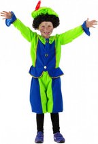 pietenpak junior polyester blauw/groen maat 98-116