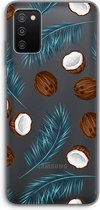 Case Company® - Samsung Galaxy A03S hoesje - Kokosnoot - Soft Cover Telefoonhoesje - Bescherming aan alle Kanten en Schermrand